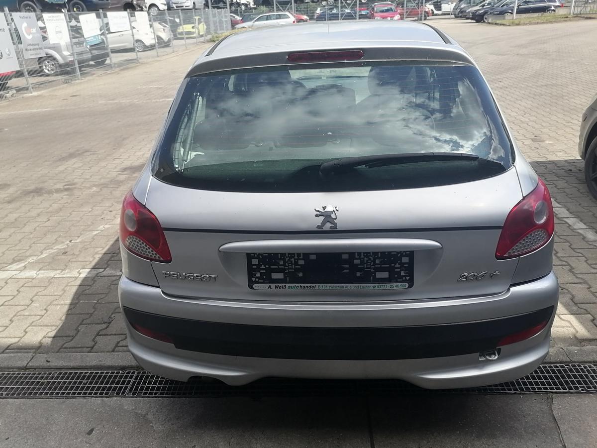 Peugeot206+ original T&uuml;r hinten links EZR Aluminiumgrau Rohbau Bj.2011